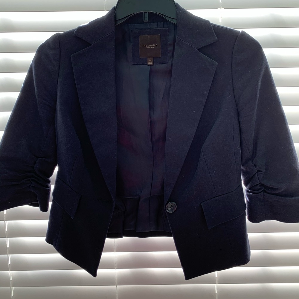 The Limited 3/4 Navy Blazer XS